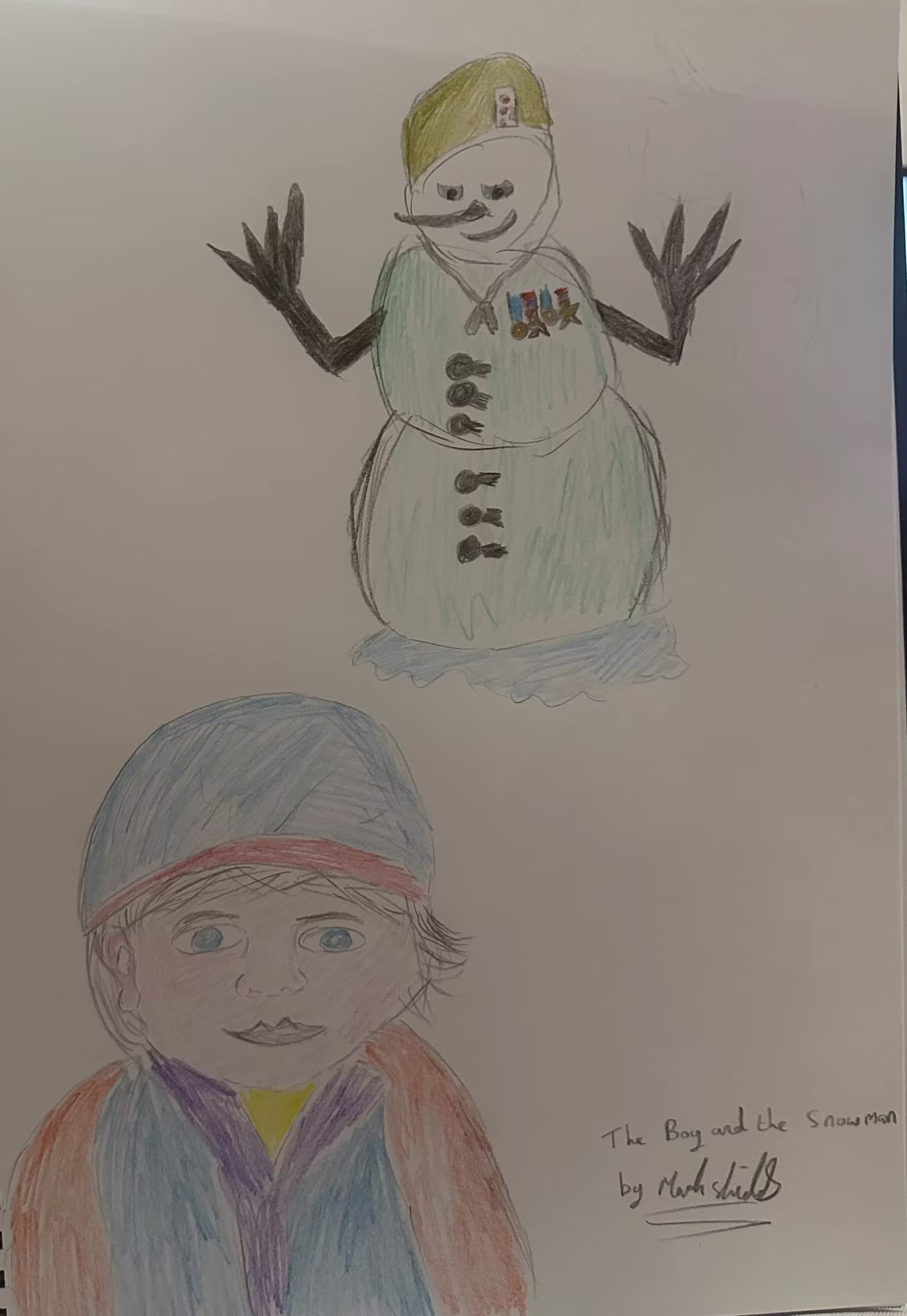 The Boy And The Snowman